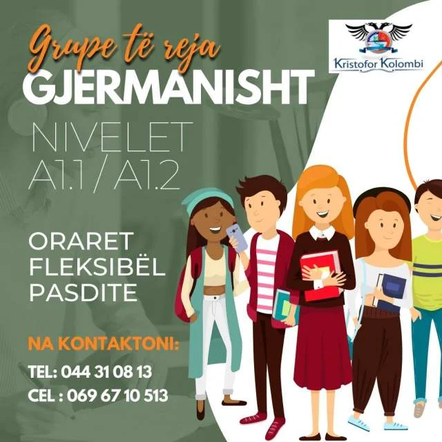 Tirane, ofrojme kurse gjuhe gjermanisht Kurse te gjuhes Gjermane A1.1 & A1.2
