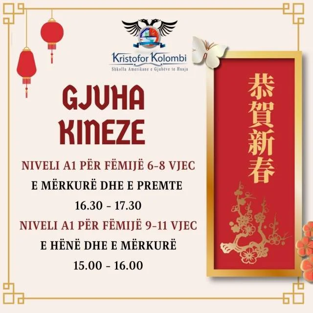 Tirane, ofrojme kurse gjuhe Gjuha Kineze