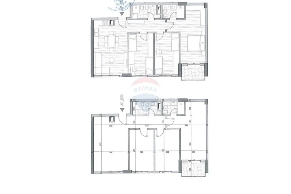 Tirane, shitet apartament 3+1+Ballkon Kati 6, 121 m² 169.400 €