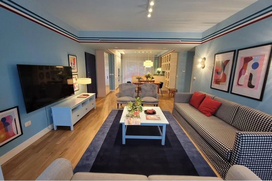 Tirane, jepet me qera apartament 3+1+Ballkon , 133 m² 1.500 € (kodra e diellit 1)