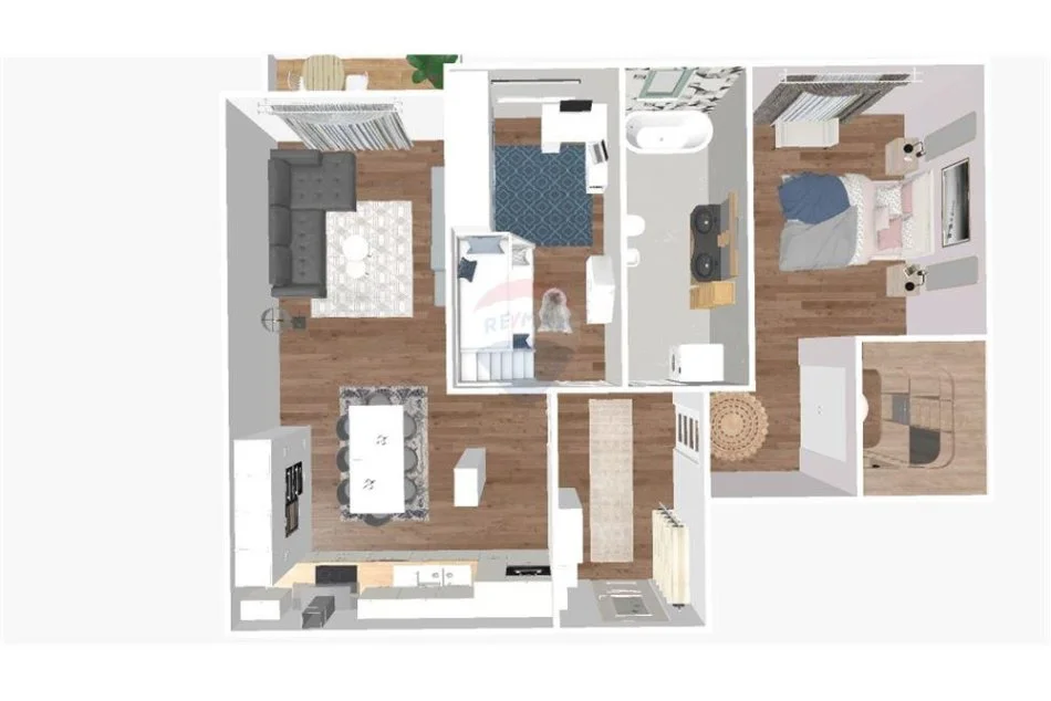 Tirane, shitet apartament 2+1 Kati 2, 102 m² 189.900 € (Apartament 2+1 per shitje tek Kodra e Diellit!)