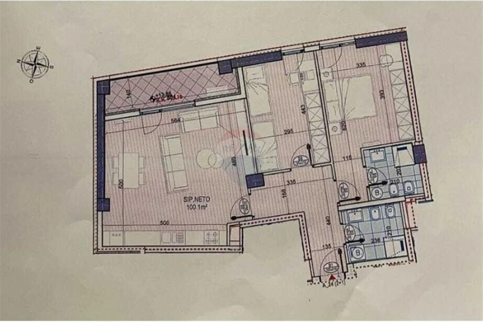 Tirane, shitet apartament 2+1 Kati 4, 113 m² 159.000 € (Apartament 2+1 ne shitje te Bulevardi i Ri!)