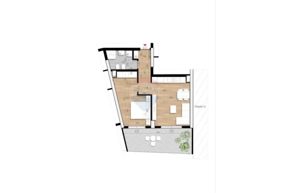 Tirane, shitet apartament 1+1 , 83 m² 
