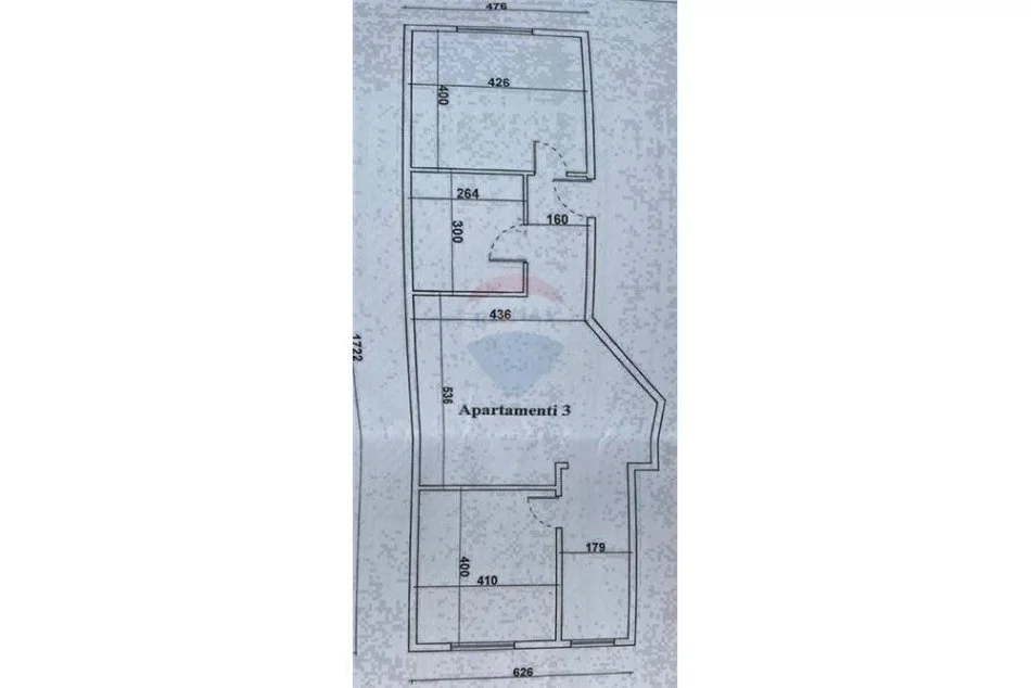 Tirane, jepet me qera apartament 2+1 Kati 3, 100 m² 700 € (Myslym Shyri)