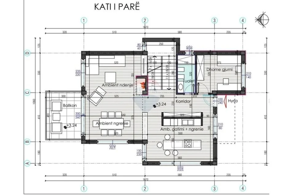 Tirane, shitet Vile , 310 m² 520.000 € (Farke)