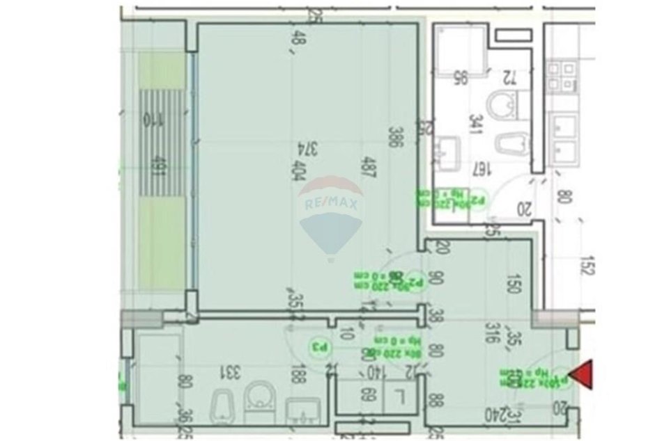Tirane, shitet garsonier Kati 8, 52 m² 84.000 € (Porcelan)