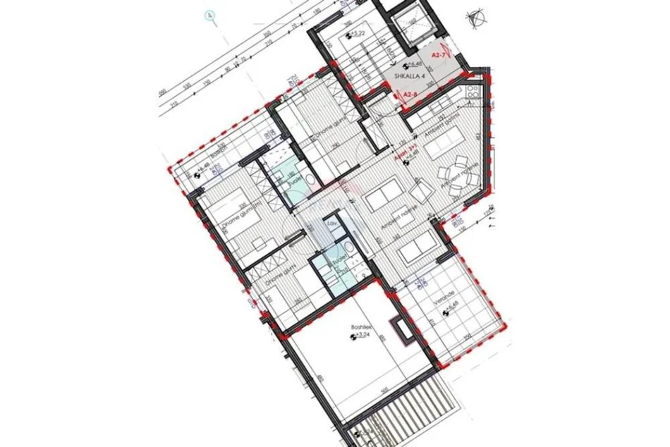 Tirane, shitet apartament 3+1 Kati 2, 144 m² 205.900 € (Fake e Vogel)