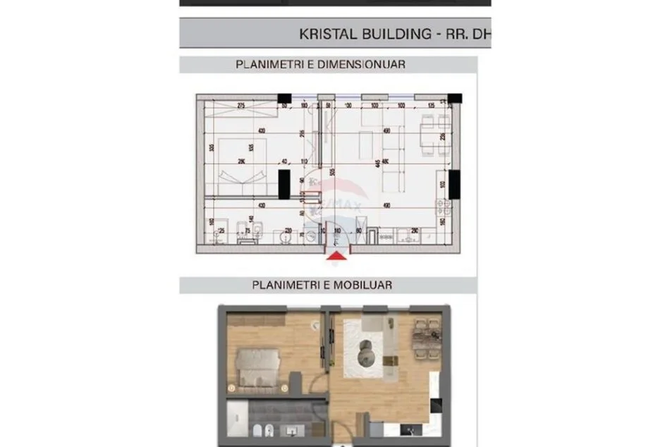 Tirane, shitet apartament 1+1 , 62 m² 178.640 € (Kristal 2)