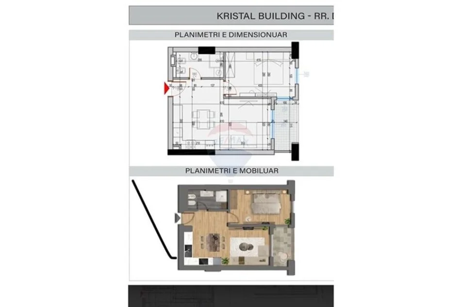 Tirane, shitet apartament 1+1 , 60 m² 175.160 € (Kristal 2)