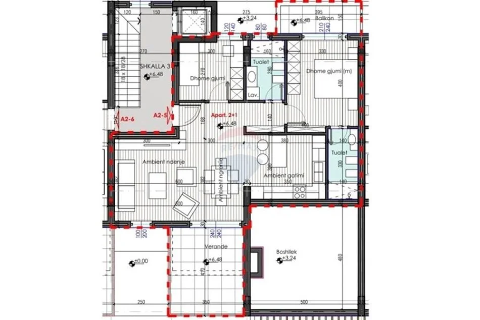 Tirane, shitet apartament 2+1 , 118 m² 166.130 € (Farke)