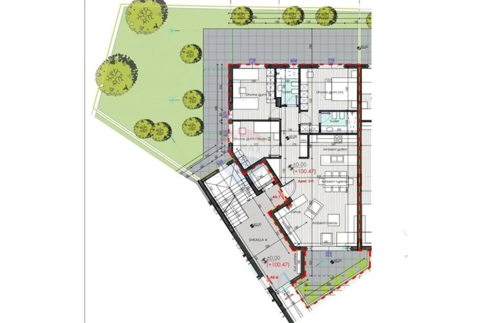 Tirane, shitet apartament 3+1 Kati 0, 315 m² 260.000 € (Farke)