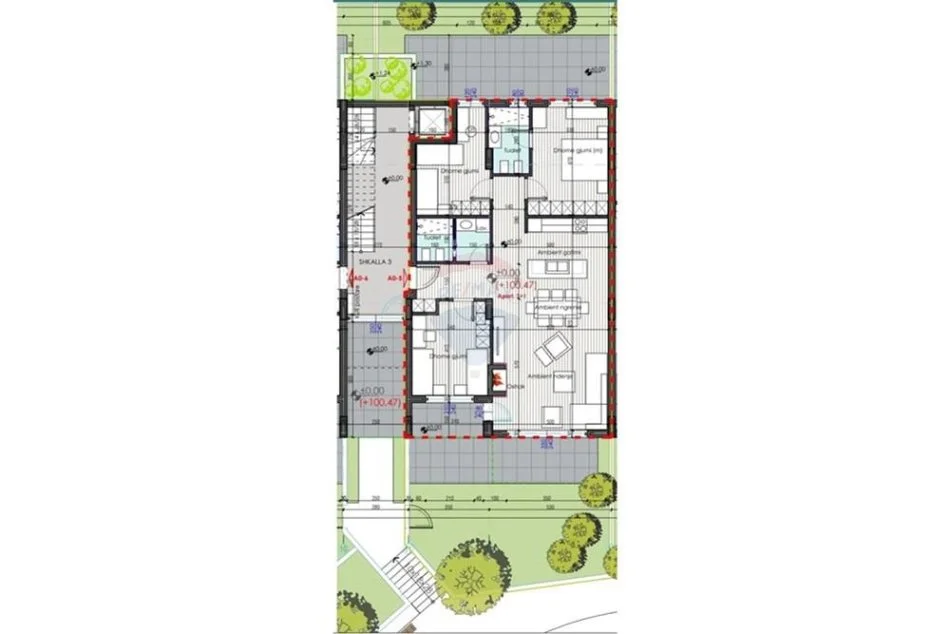 Tirane, shitet apartament 3+1 Kati 0, 244 m² 232.000 € (Farke)