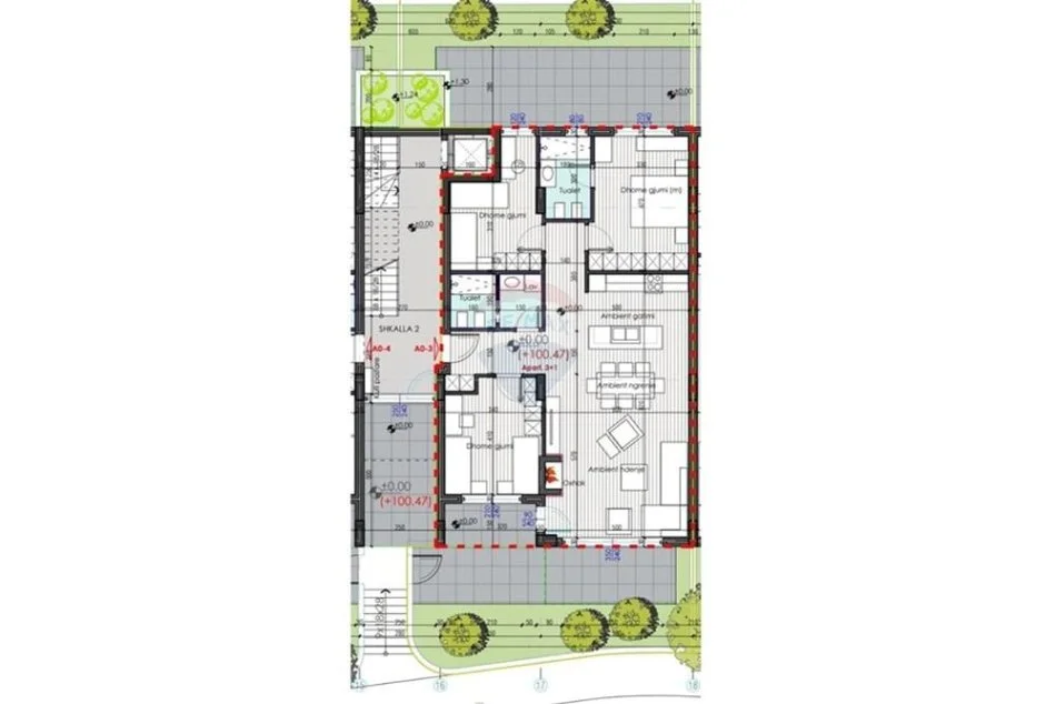 Tirane, shitet apartament 3+1 Kati 0, 219 m² 230.000 € (Farke)