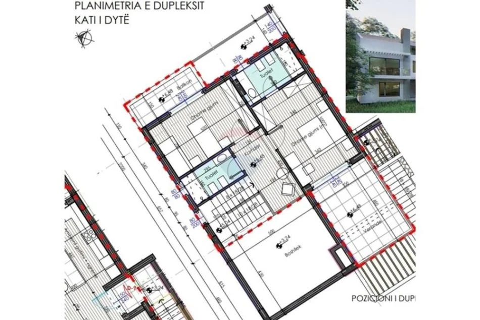 Tirane, shitet apartament duplex 2 Katshe Kati 1, 228 m² 342.150 € (Fake e Vogel)