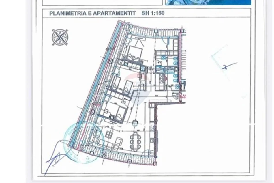 Tirane, shitet apartament 3+1 Kati 9, 218 m² 719.000 € (lake view)