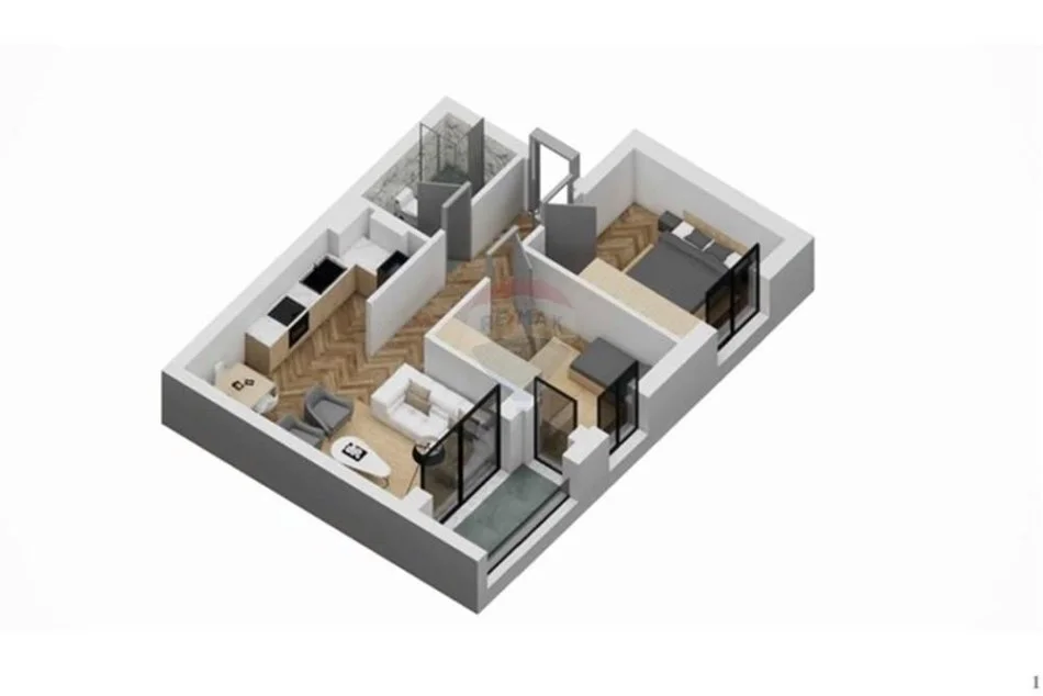 Tirane, shitet apartament 2+1 Kati 5, 85 m² 144.600 € (Kopshti Zoologjik, Shqipëri)