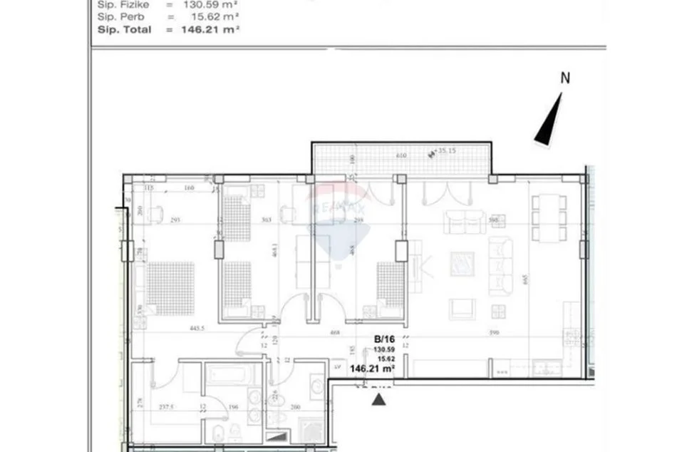 Tirane, jepet me qera zyre Kati 8, 140 m² 1.300 € (Zogu i Zi, Ring Center)