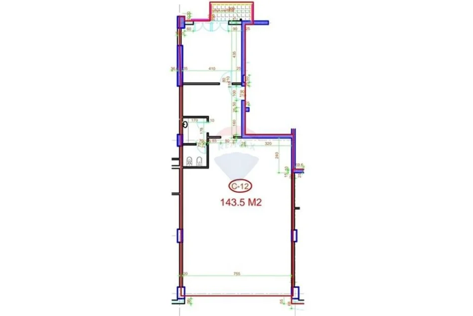 Tirane, jepet me qera zyre Kati 6, 219 m² 3.290 € (Libri Universitar)