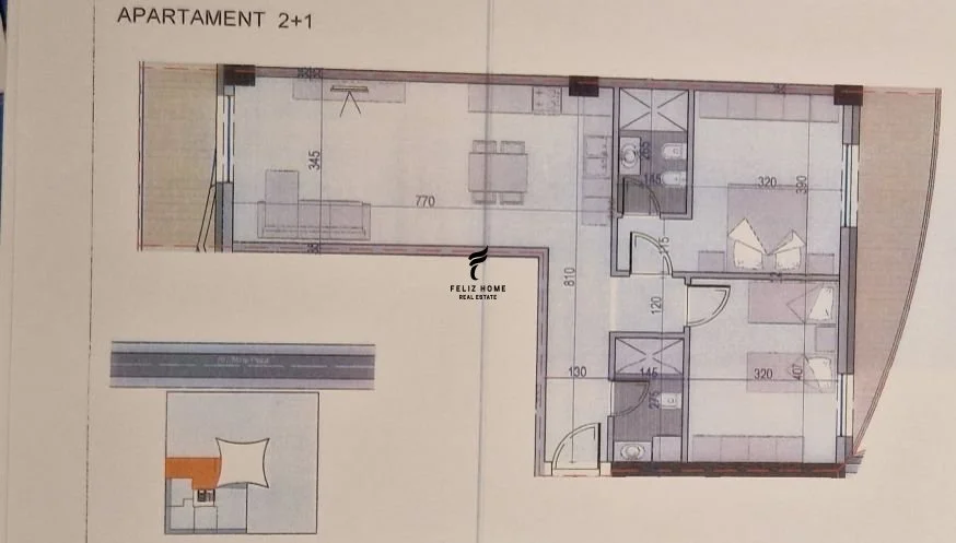Tirane, jepet zyre me qera Kati 8, 116 m² 850 € (MINE PEZA)