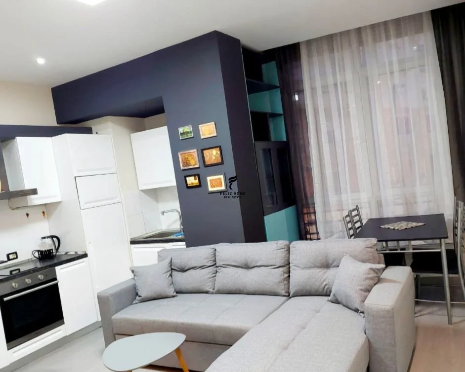 Tirane, jepet me qera apartament 1+1 Kati 1, 60 m² 600 € (LICEU ARTISTIK)