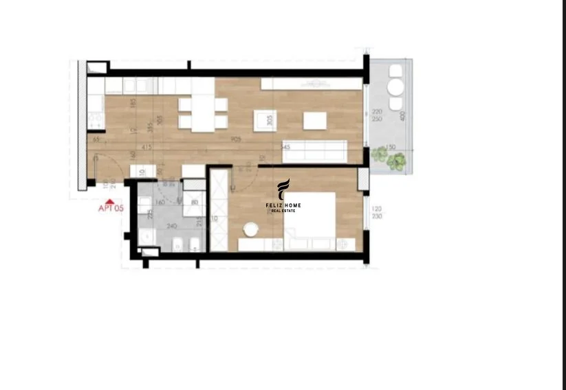 Tirane, shitet 1+1 Kati 5, 74 m² 127.000 € (ISH FUSHA E AVIACIONIT)