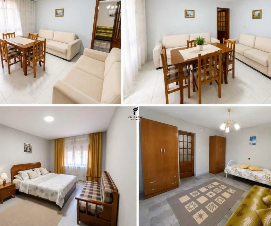 Tirane, jepet me qera apartament 2+1 Kati 1, 90 m² 500 € (ALI DEMI)