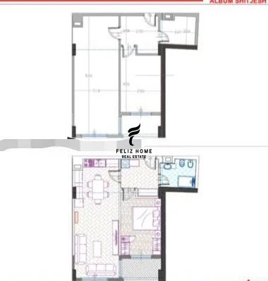 Tirane, shitet apartament 1+1+Ballkon Kati 8, 73 m² 183.500 € (STACIONI I TRENIT)