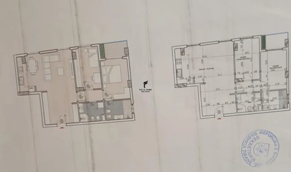 Tirane, shitet apartament 2+1 Kati 4, 107 m² 161.610 € (5 MAJI)