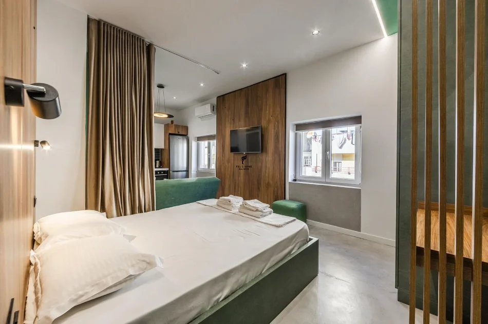 Tirane, jepet me qera garsonier Kati 5, 40 m² 580 € (SHALLVARET)