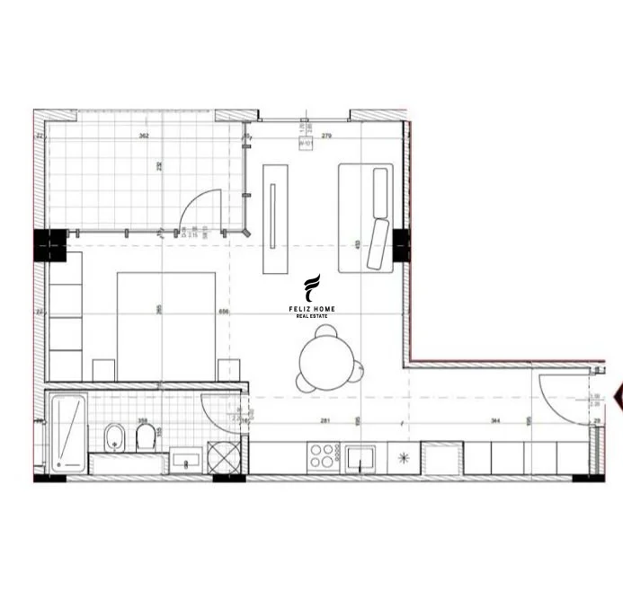 Tirane, shitet apartament 1+1 Kati 2, 62 m² 90.000 € (ASTIR)