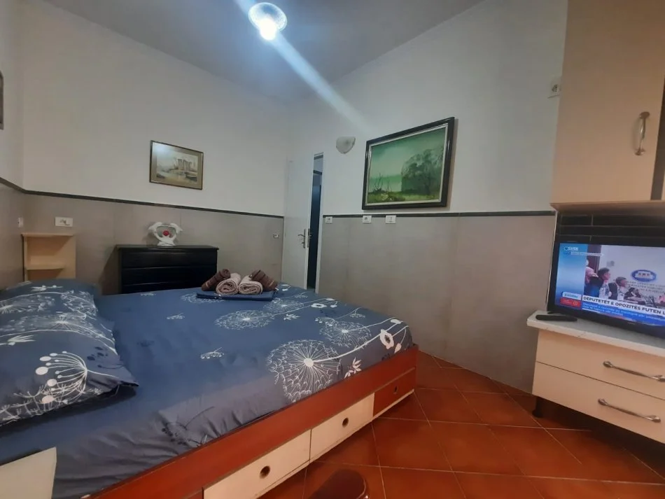 Tirane, jap me qera apartament 1+1+Ballkon Kati 1, 57 m² 410 € (Rruga gjon mili)