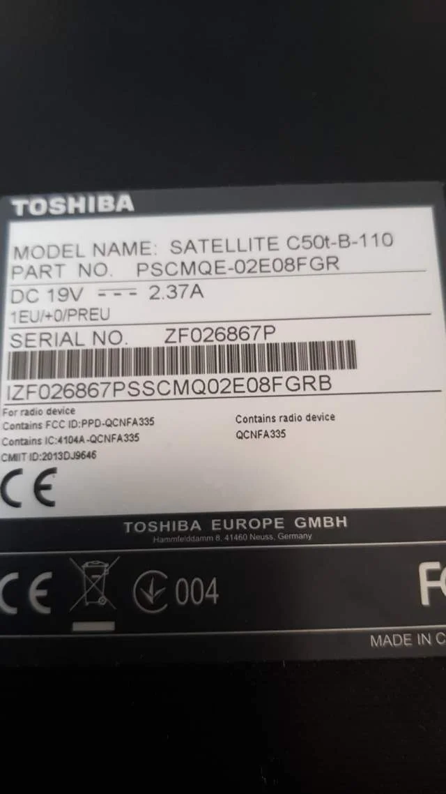 Tirane, shes Laptop Toshiba Satellite 10.000 Leke