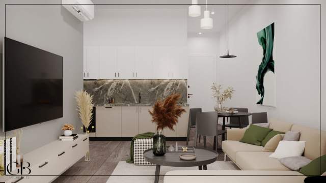 Tirane, jepet me qera apartament 1+1 Kati 2, 57 m² 460 Euro (Laprake)