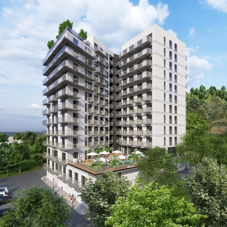 Lezhe Shengjin, shes apartament 1+1, Kati 9, 69 m² 68,000 € 