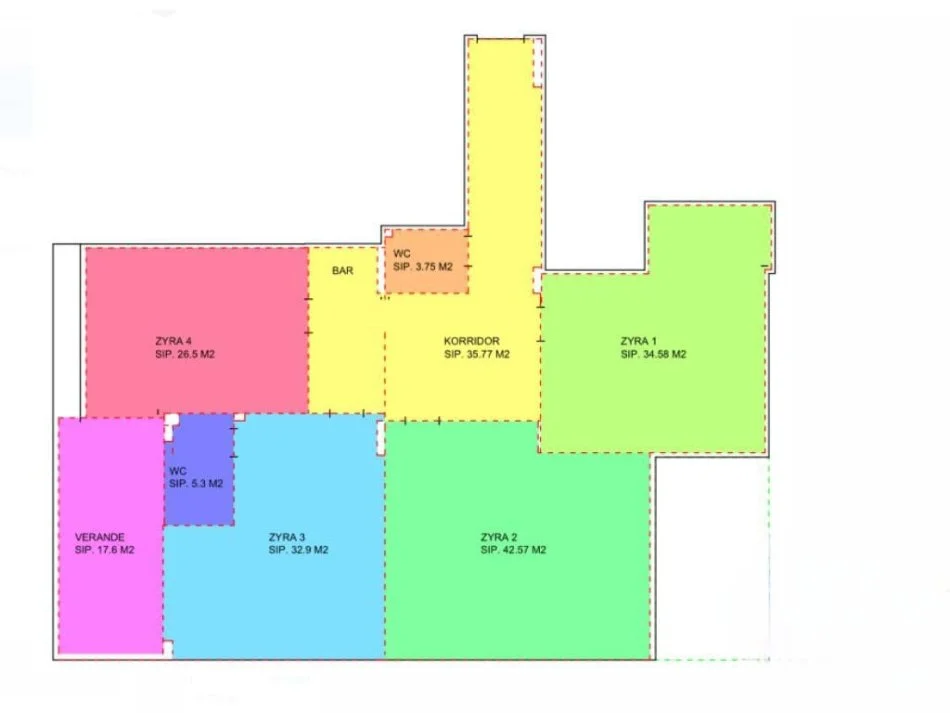 Tirane, jepet me qera ambjent biznesi , Kati 3, 198 m² 4,500 € (Mbrapa Kryeministrise)