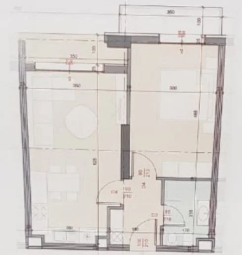 Tirane, shes apartament 1+1 Kati 3, 