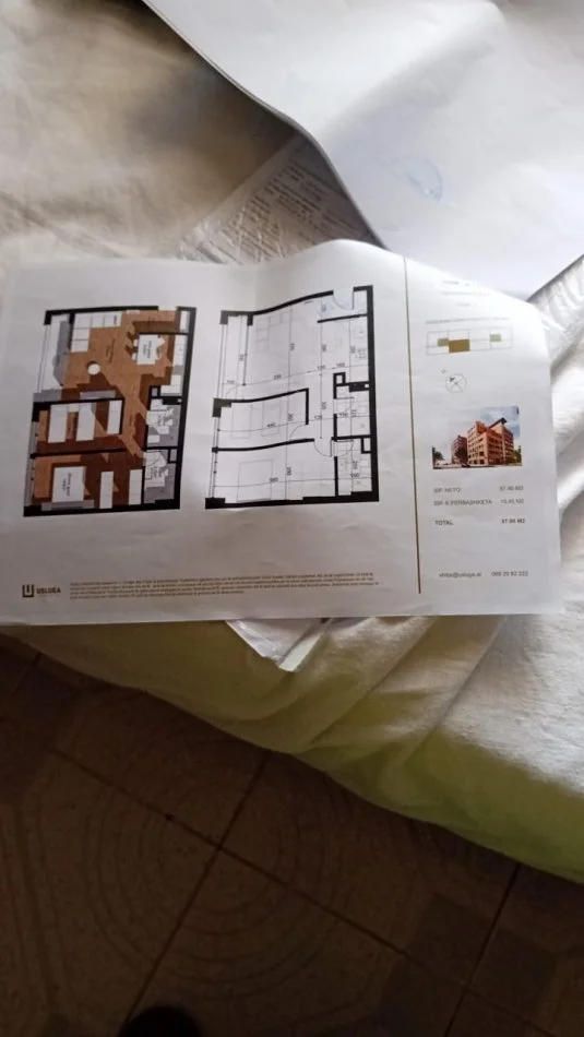 Shqiperi, shitet apartament 2+1 Kati 1, 