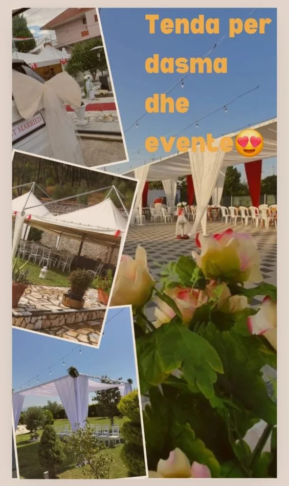 Tenda ne qera per dasma dhe festa