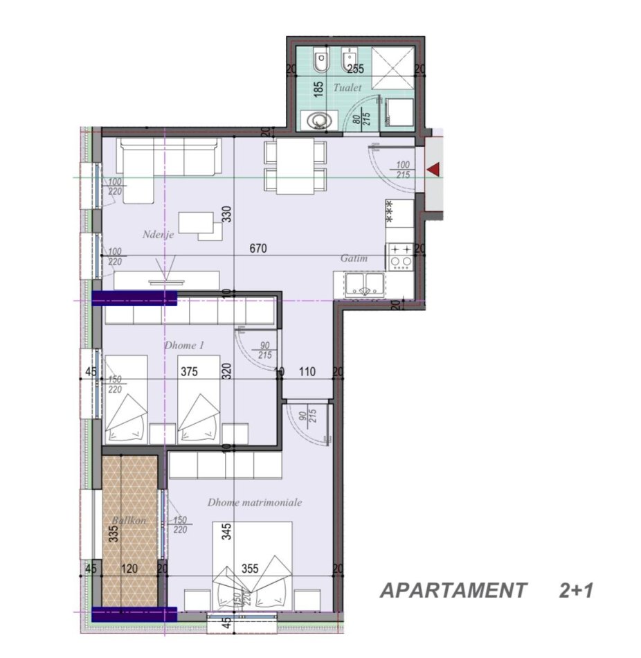 Tirana Entry 3 (Laprake) CMIM OKAZION shitet apartament 2+1