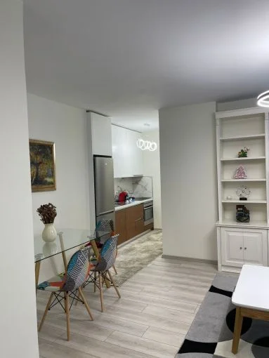 Tirane, jepet me qera apartament 1+1 Kati 8, 70 m² 1.000 € (Ngjitur me Hotel Dynasty, Tek Liqeni Artificial)