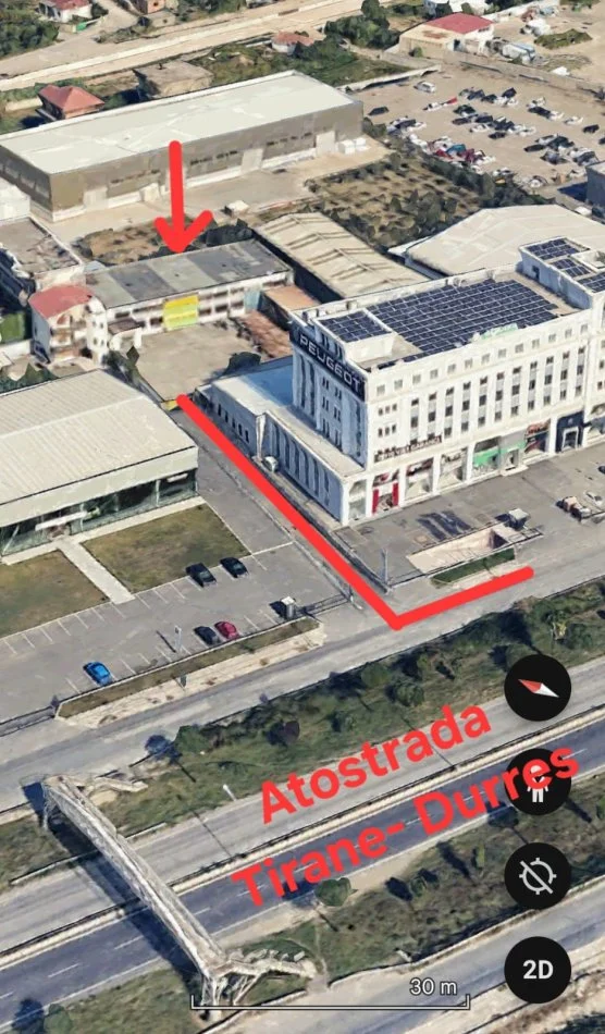 Tirane, ankand ambjent biznesi Kati 0, 2.200 m² 1.200.000 € (Autostrada)