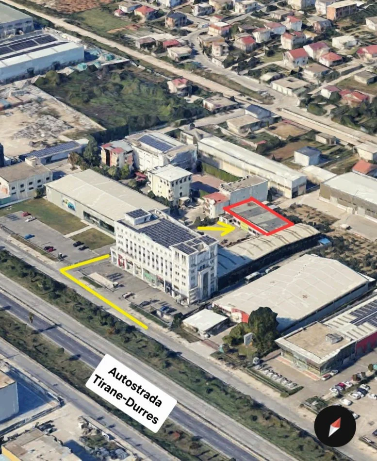 Kapanon për Shitje 2.222 m² (Autostrada)