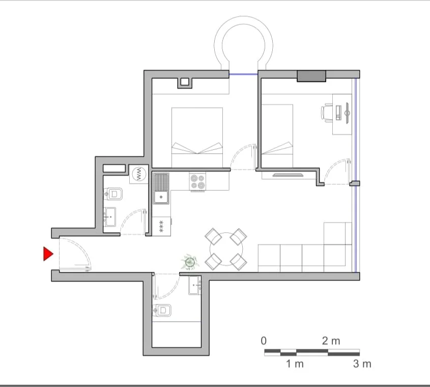 Tirane, shitet apartament 2+1+Ballkon Kati 7, 88 m² (Dritan Hoxha)