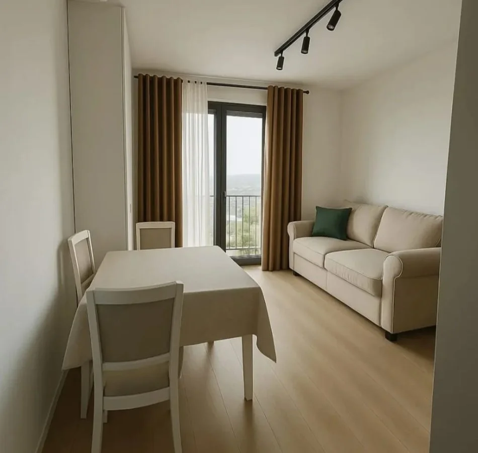 Tirane, jepet me qera apartament 1+1 Kati 8, 60 m² 600 € (Don bosko)