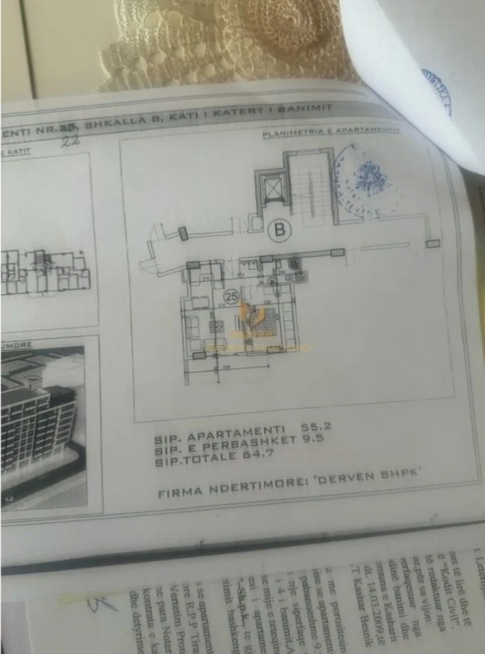 Tirane, shitet apartament 1+1 Kati 4, 64 m² 90.000 € (Misto mame)