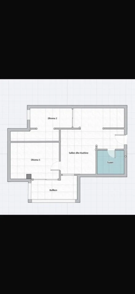 Tirane, shitet apartament 1+1 Kati 9, 70 m² 110.000 € (Don Bosko)