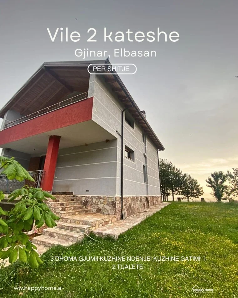 Elbasan, shes Vile 3+1 , 280.000 € (GJINAR ELBASAN)