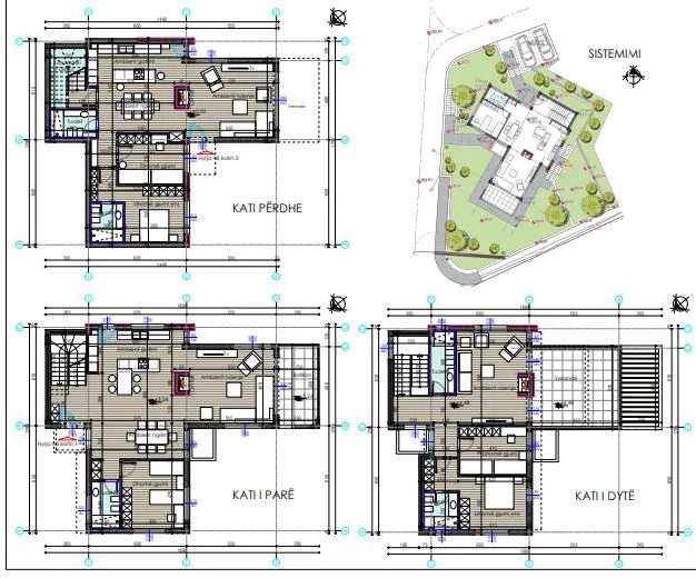 Tirane, shitet Vile 3 Katshe , 550 m² 650.001 € (Farke)