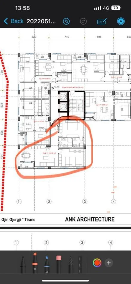 Tirane, jepet me qera apartament 2+1 Kati 3, 104 m² 170.000 € (rruga gjin gjergji)