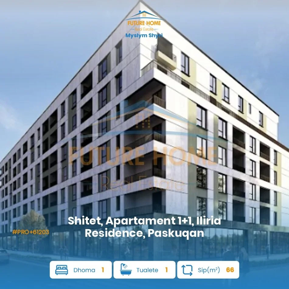 Tirane, shitet apartament 1+1+Ballkon Kati 3, 66 m² 75.900 € (Paskuqan)